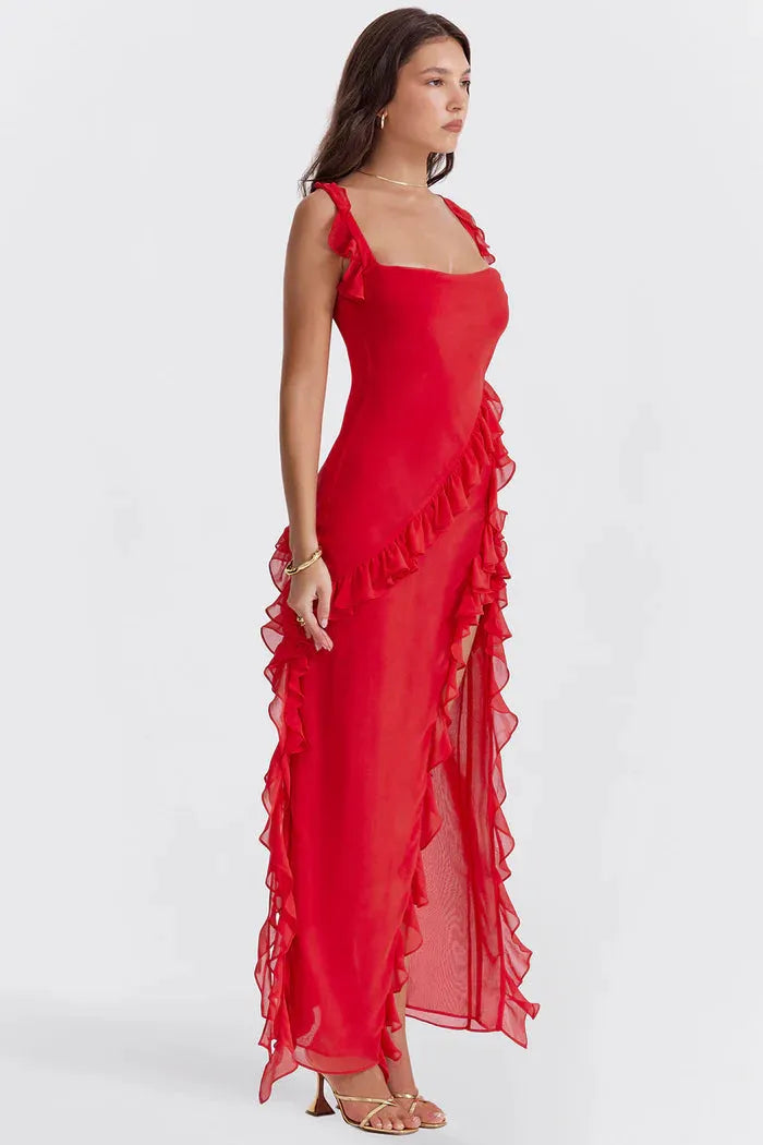 vestidos vestido largo vestido midi vestido elegante vestido casual
Veliara store Veliara moldeadores shein vestidos vestido rojo vestido sexy vestido con abertura vestido fiesta