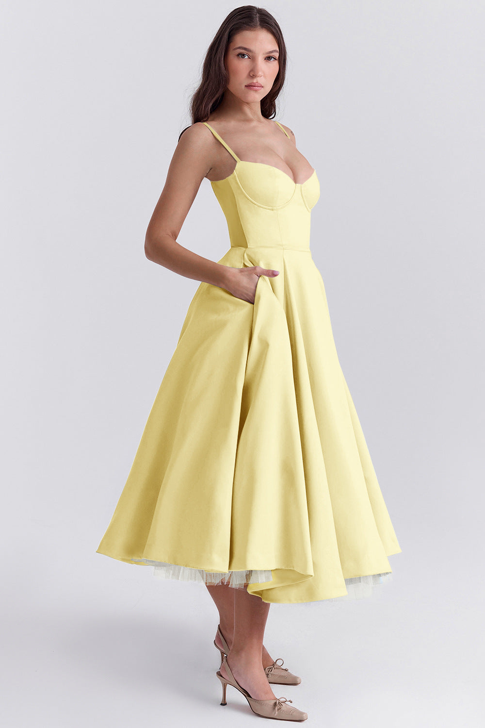 Vestido Midi Pasión - Moldea la Cintura | Doble Capa