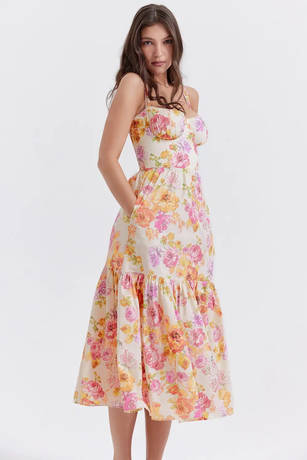 vestidos  vestido mid vestido elegante vestido casual 
Veliara store Veliara moldeadores shein vestidos  vestido fiesta  vestido floral  vestido estilo europeo 
