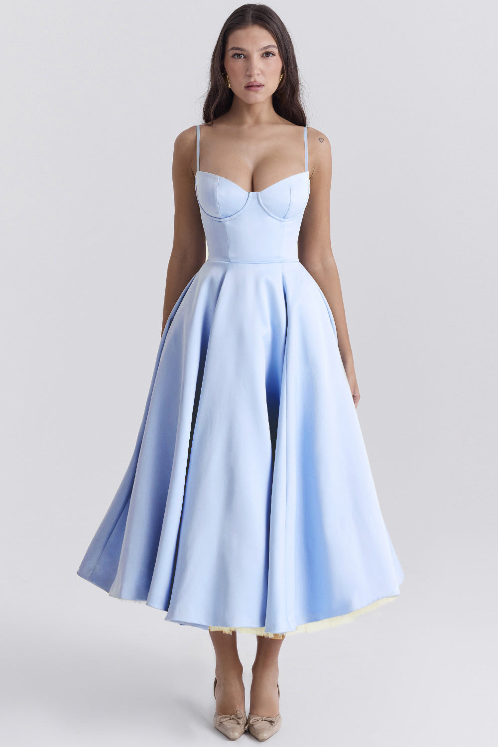 Vestido Midi Pasión - Moldea la Cintura | Doble Capa