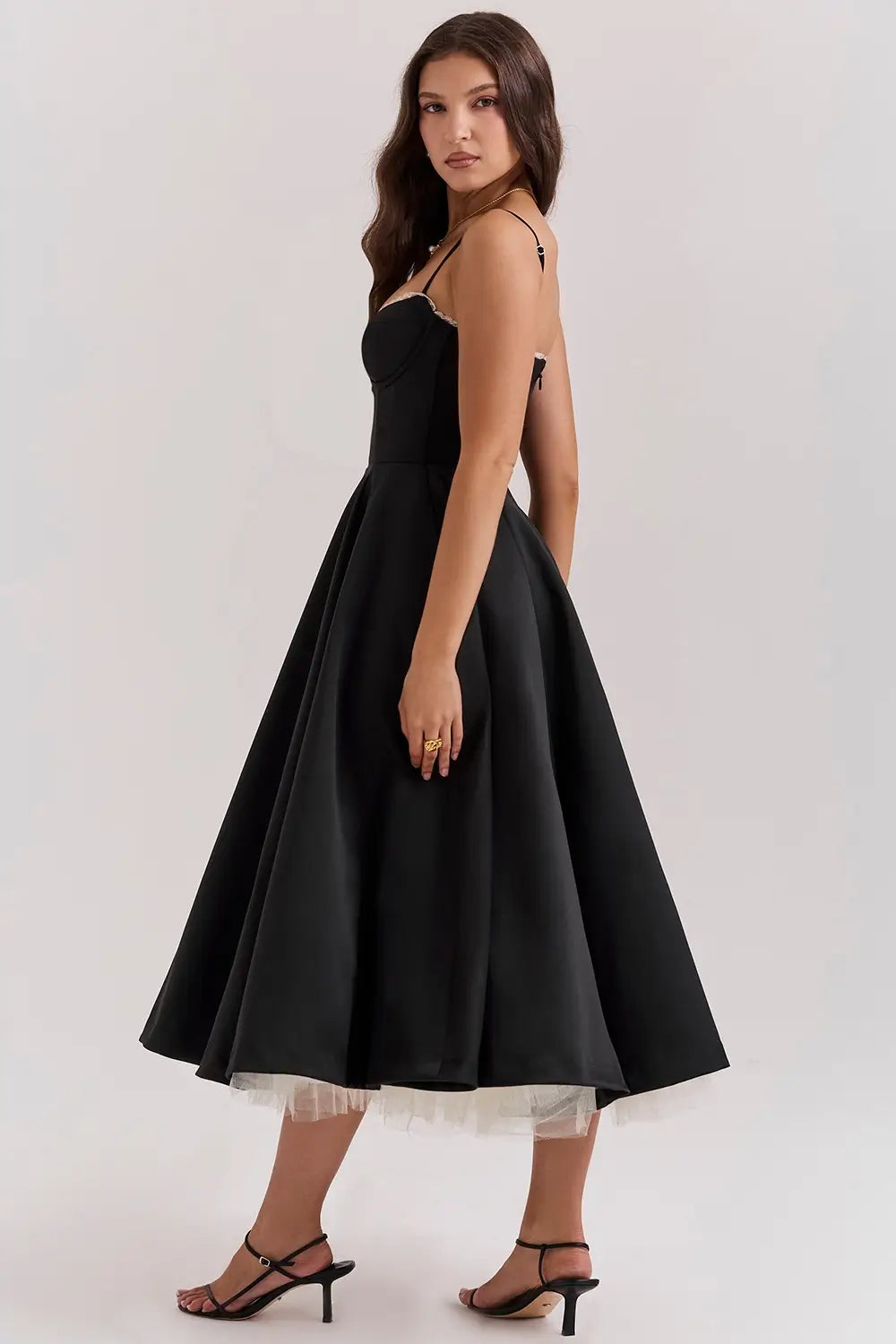 Vestido Midi Cloe - Moldea la Cintura | Doble Capa